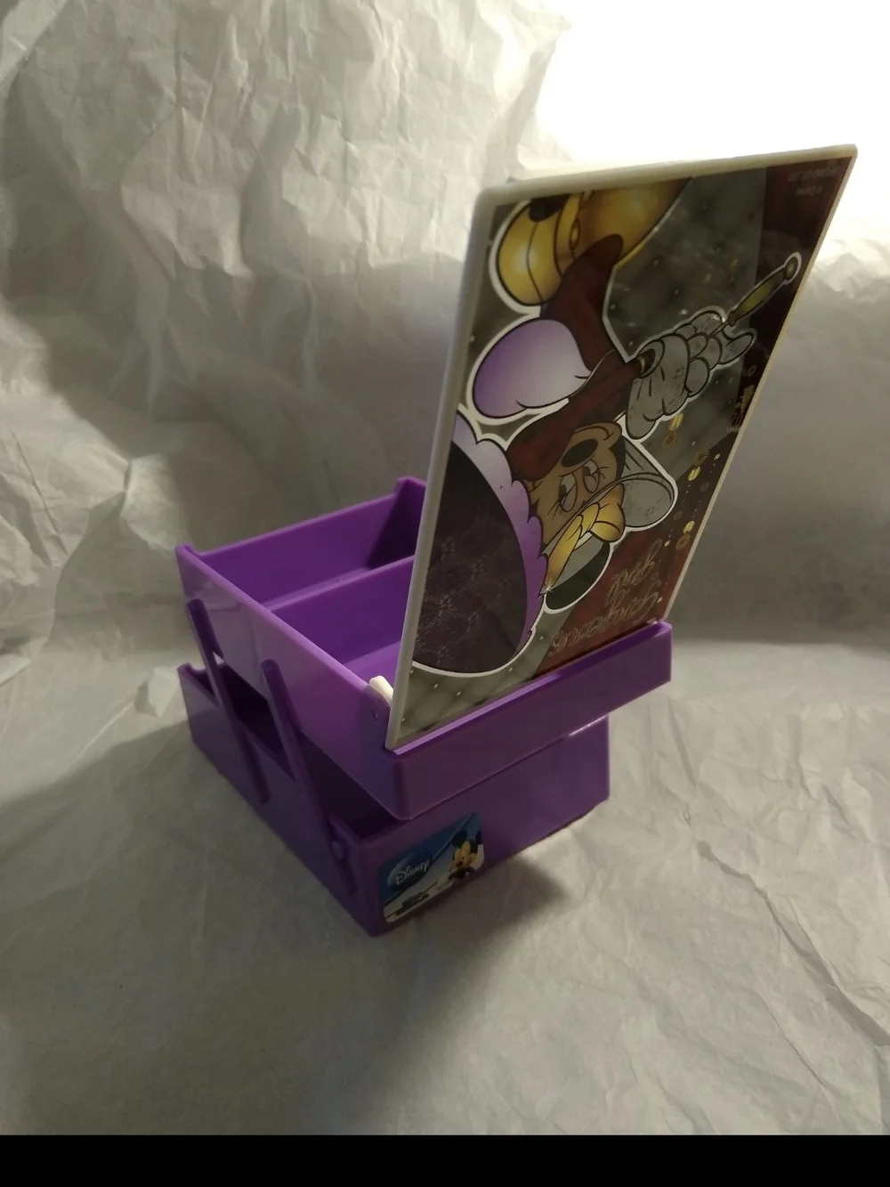 Disney Minnie Mouse 'Gorgeous Girl' Purple & Red Mirror Jewelry Box